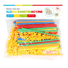 Klocki konstrukcyjne słomki