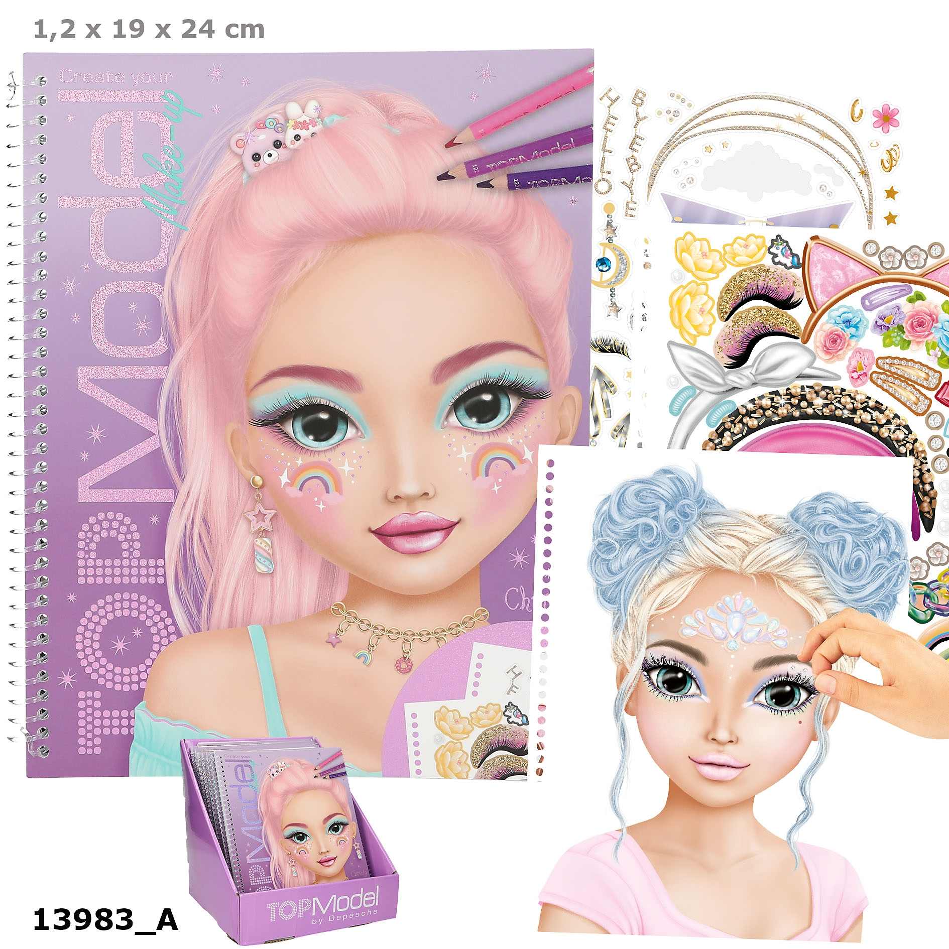 Kolorowanka Top Model Make Up 13983A