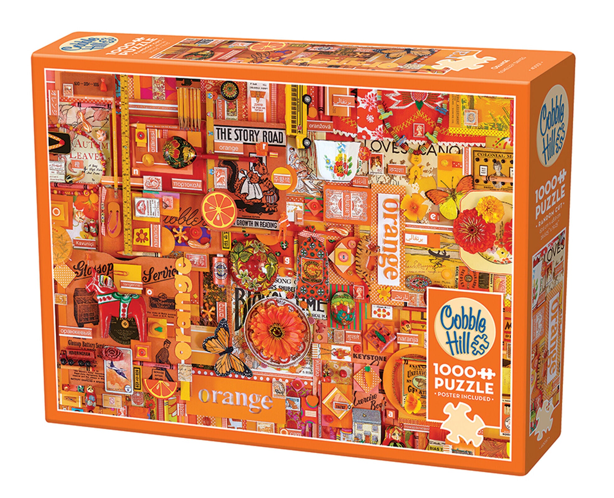 Puzzle 1000 Pomaluj mój świat na kolor pomarańczowy 112208