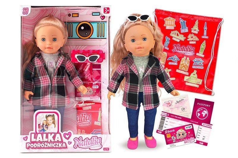 Lalka Natalia podróżniczka 41 cm