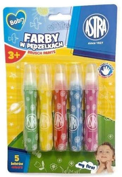 Farba w pędzlekach Astra Baby 5 szt.