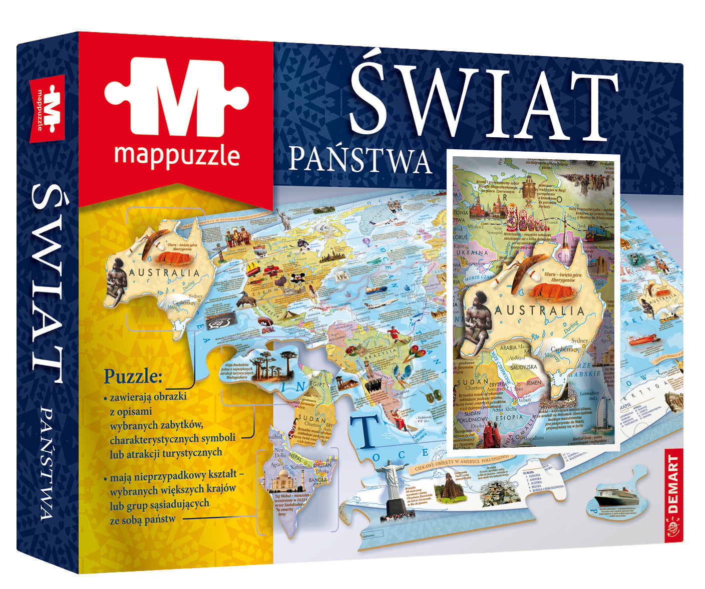 Mappuzle Świat państwa