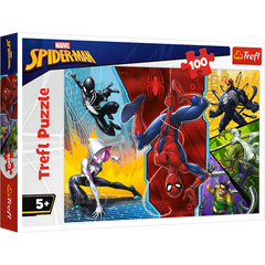 Puzzle 100 Do góry nogami Spider Man 16347