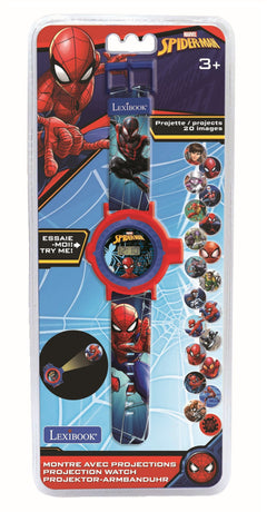 Zegarek projektor Spider-Man z 20 obrazami do wyświetlenia DMW050SP