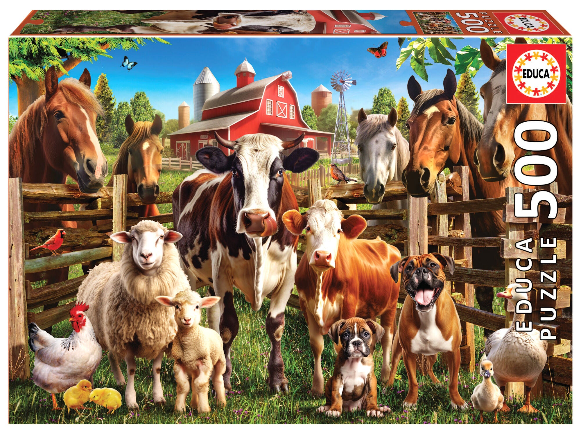Puzzle 500 Kumple z farmy 112786