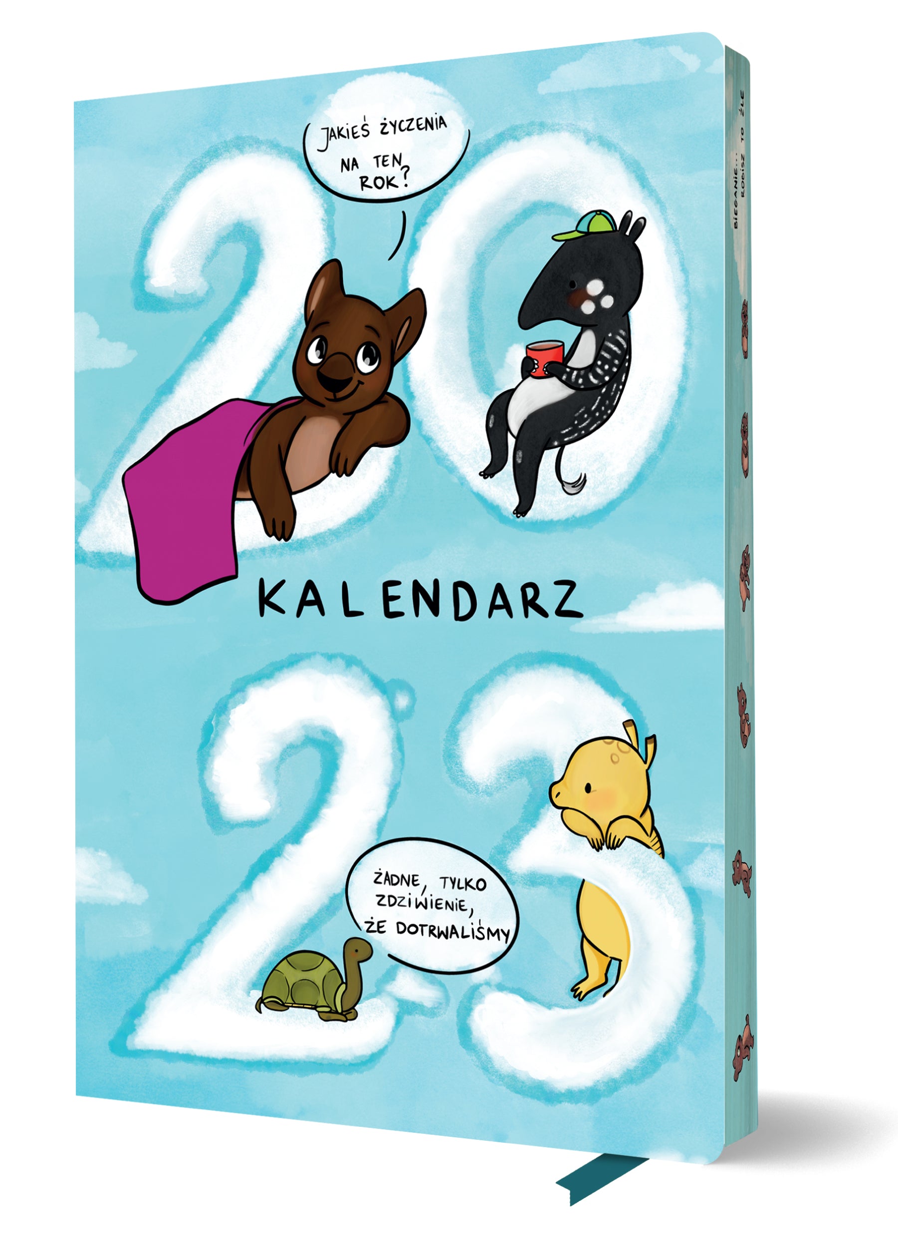 Kalendarz 2023 książkowy A5 Torbacz Wombat