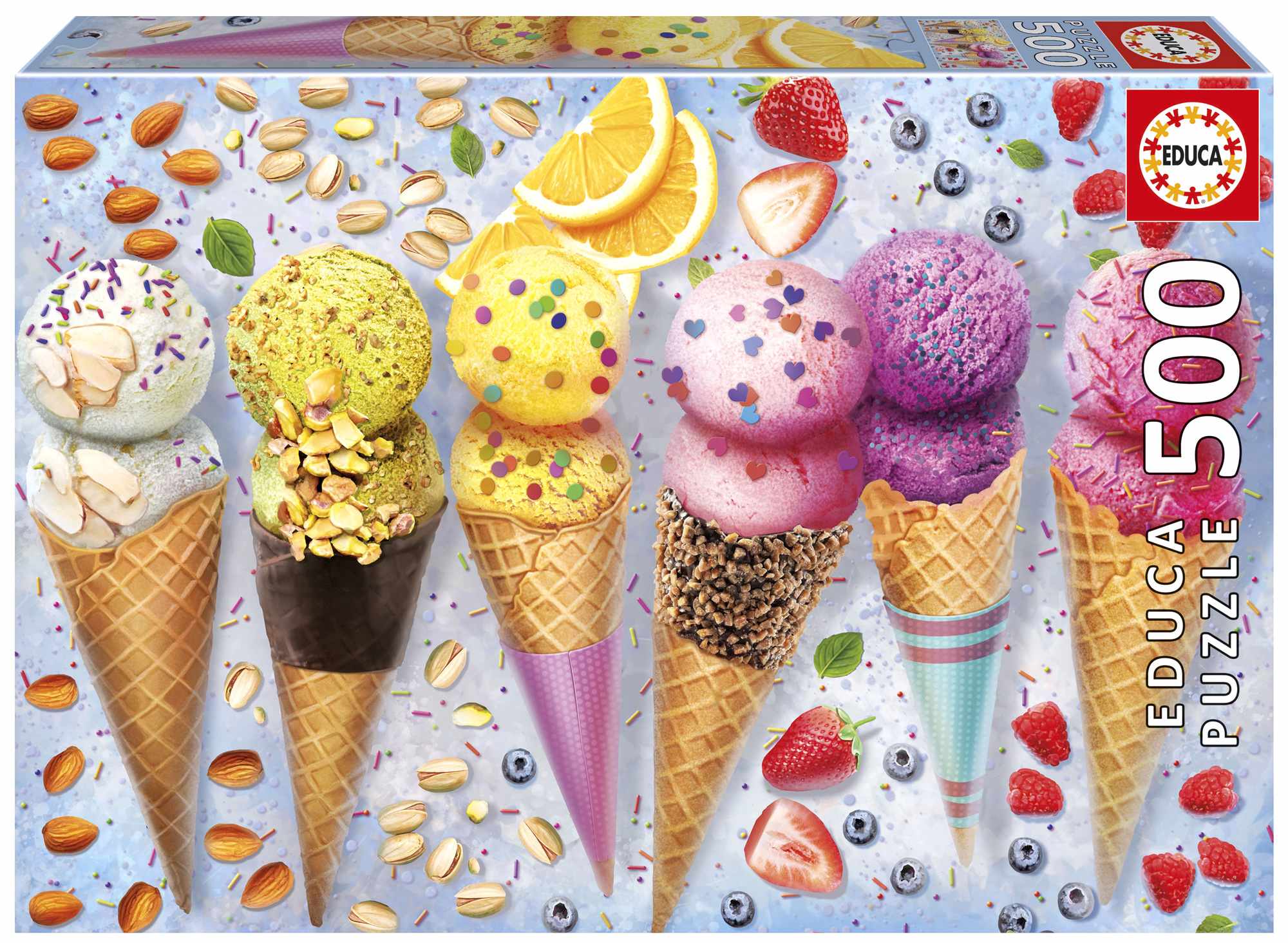 Puzzle 500 Lody w wafelku 113798