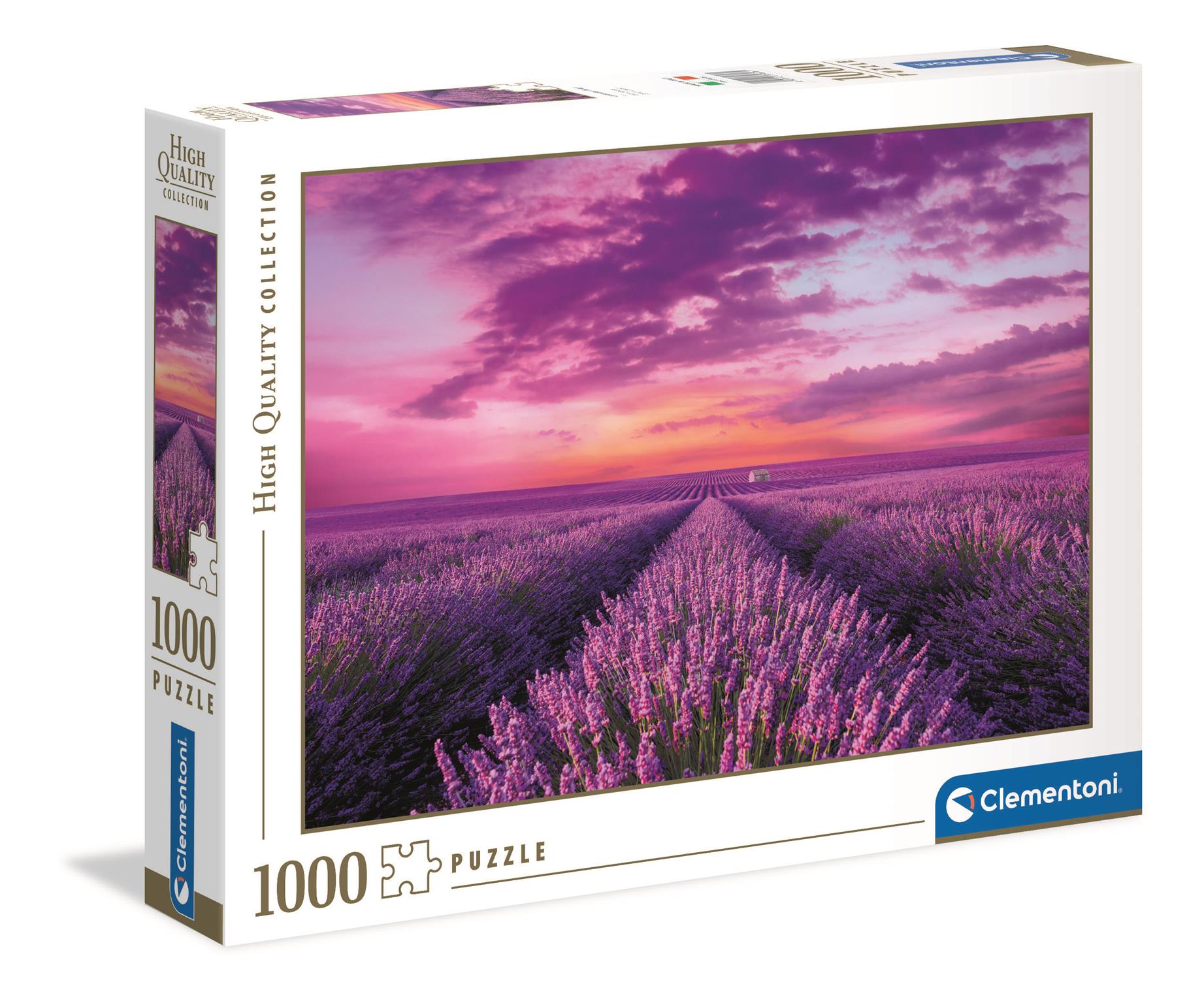 Puzzle 1000 HQ Lawendowe pole 39606