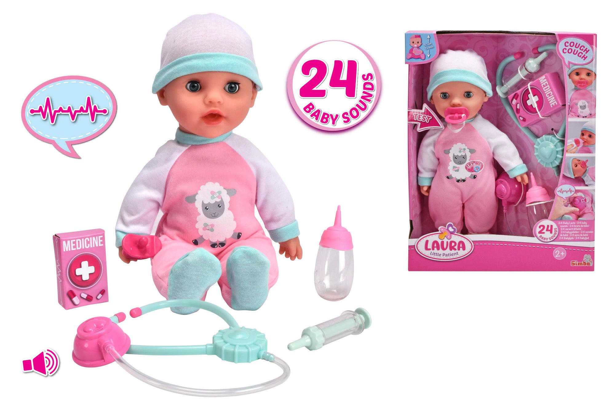 Lalka Laura Mały pacjent 30cm