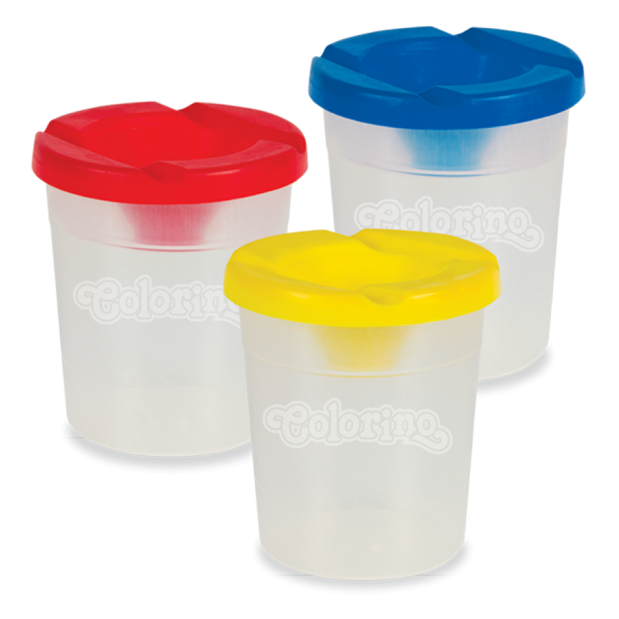 Kubek z blokadą wylania mix kolorów Colorino Kids 1 sztuka
