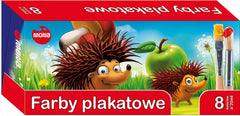 Farby plakatowe Mona 8 kolorów 20 ml