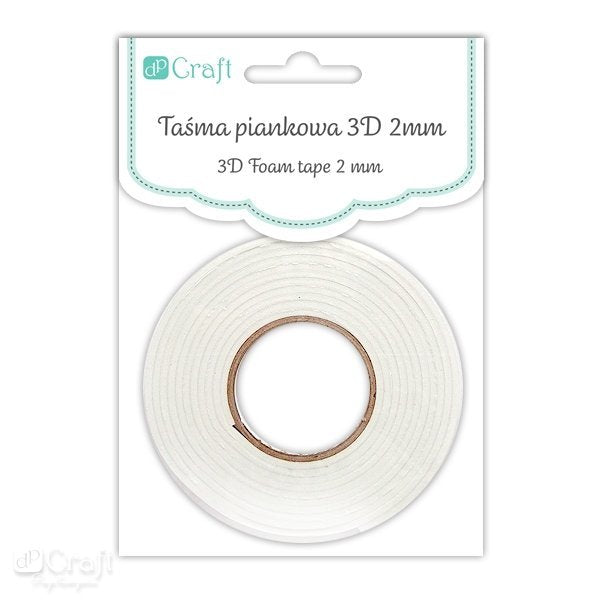 Taśma piankowa 3d 2 mm 0,5 cm x 2,2 m