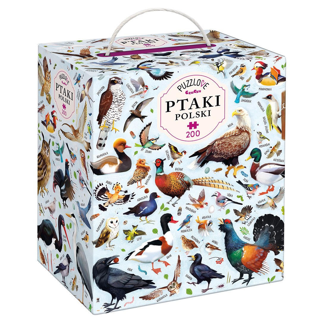 Puzzle 200 Puzzlove Ptaki Polski CzuCzu