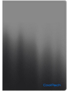 Teczka clear book A4 Coolpack Gradient 20 koszulek GREY