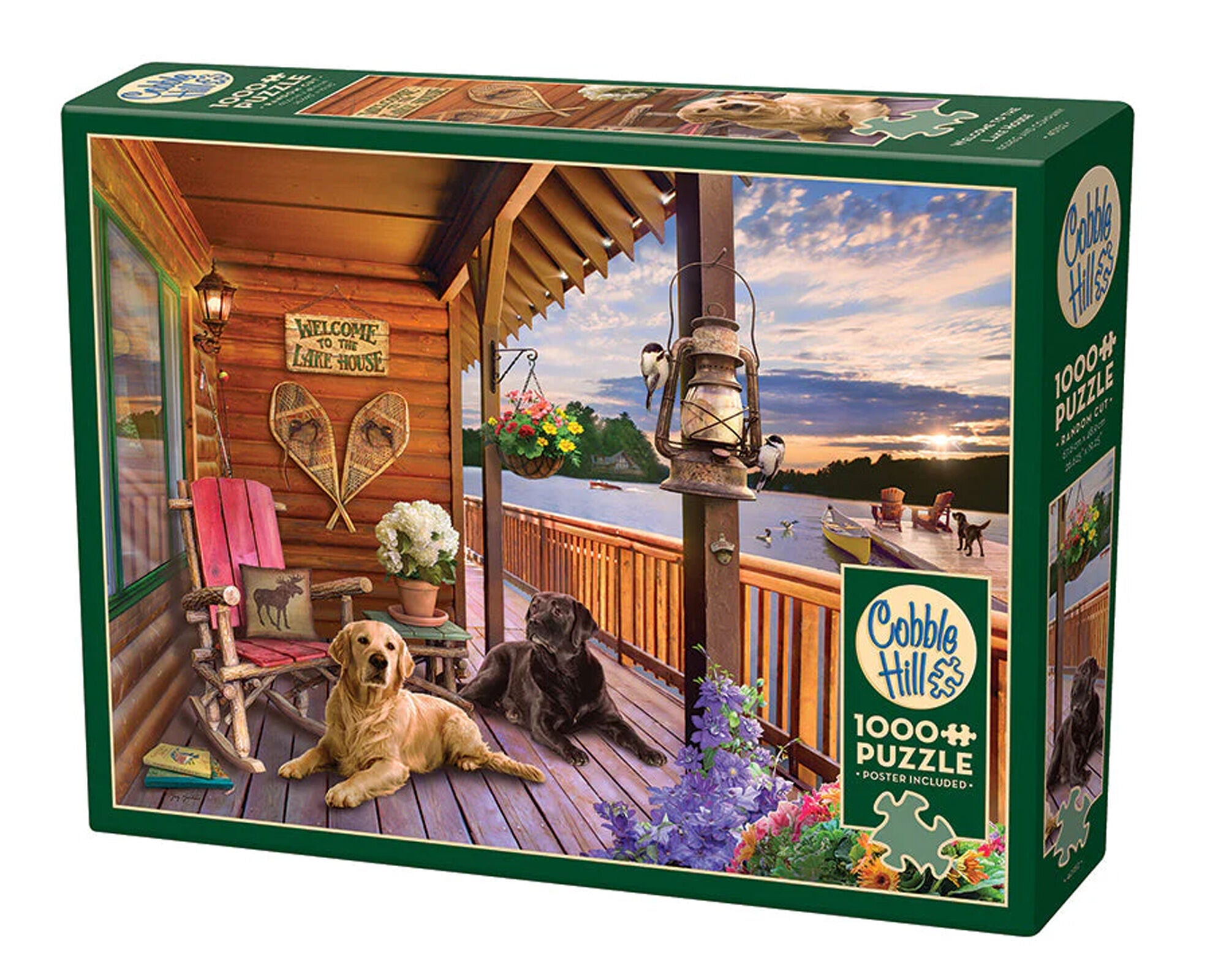 Puzzle 1000 Domek nad jeziorem 113609
