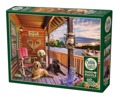 Puzzle 1000 Domek nad jeziorem 113609