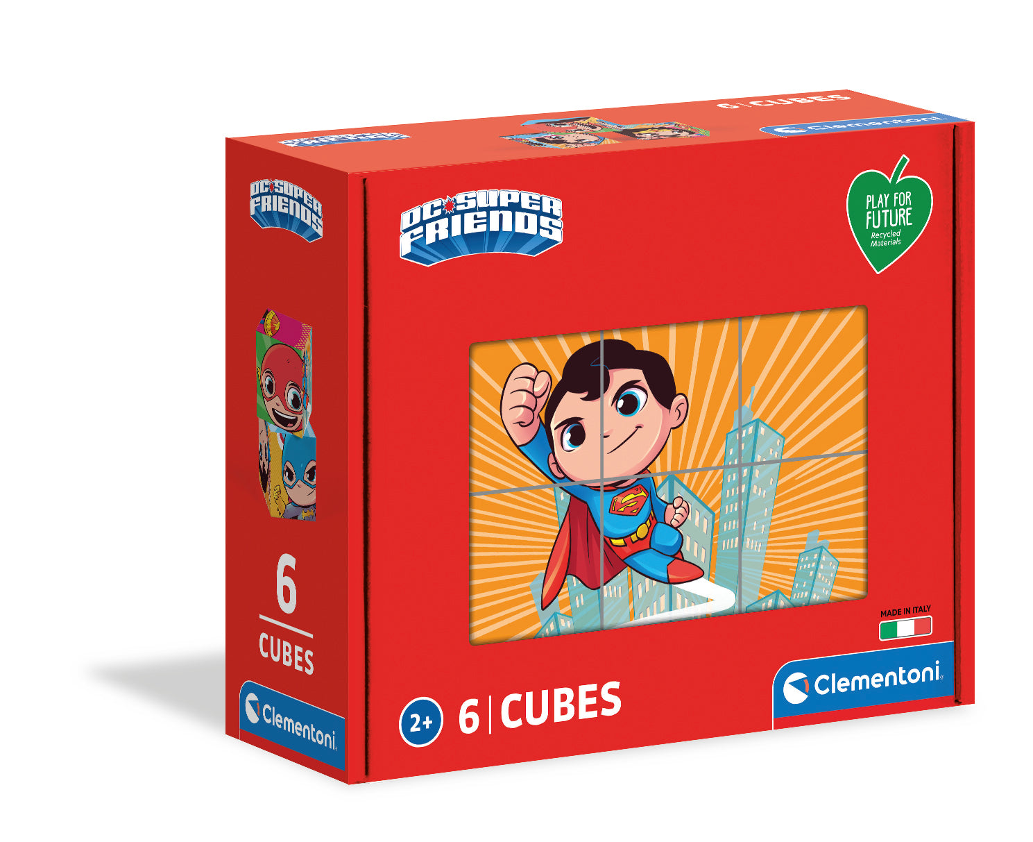 Puzzle 6 kostki play for future Super przyjaciele 44008