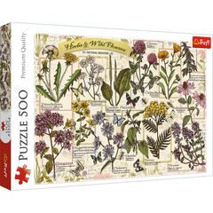 Puzzle 500 Zielnik Zioła lecznicze 37478