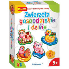 Gipsowe magnesy Zwierzęta gospodarskie i dzikie