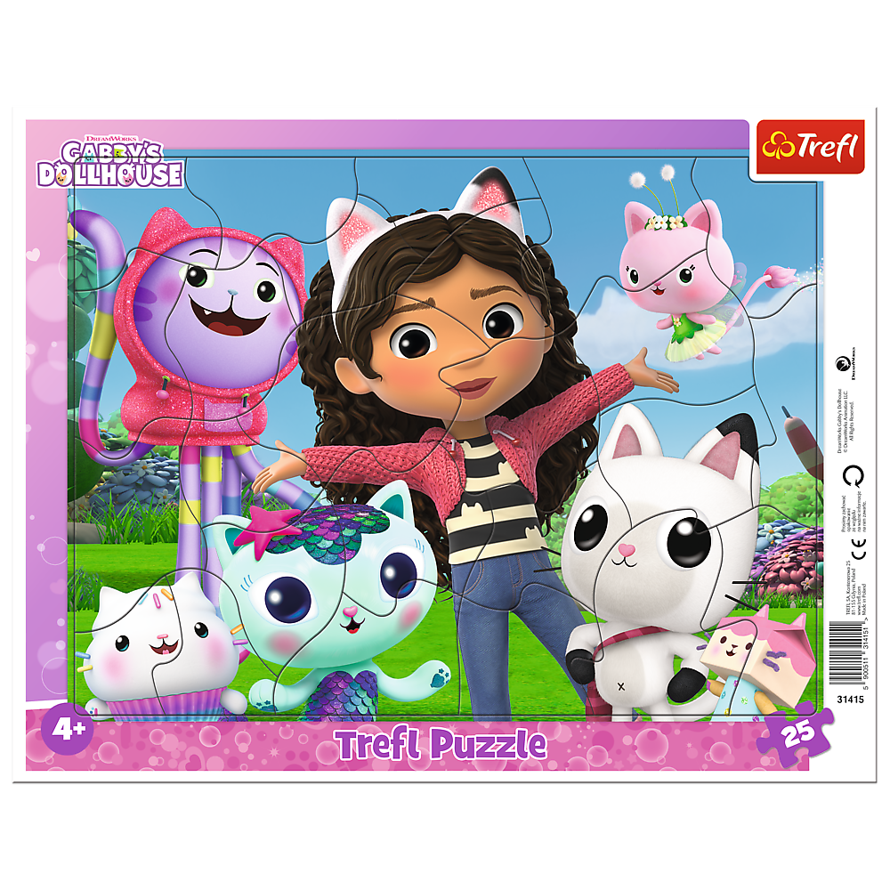 Puzzle 25 Ramkowe Poznaj Gabi 31415