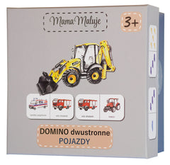 Gra Domino dwustronne Pojazdy