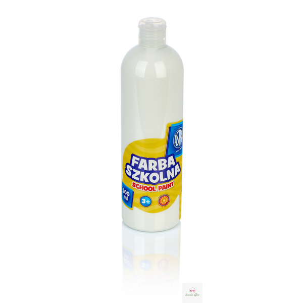 Farba szkolna Astra 500ml biała