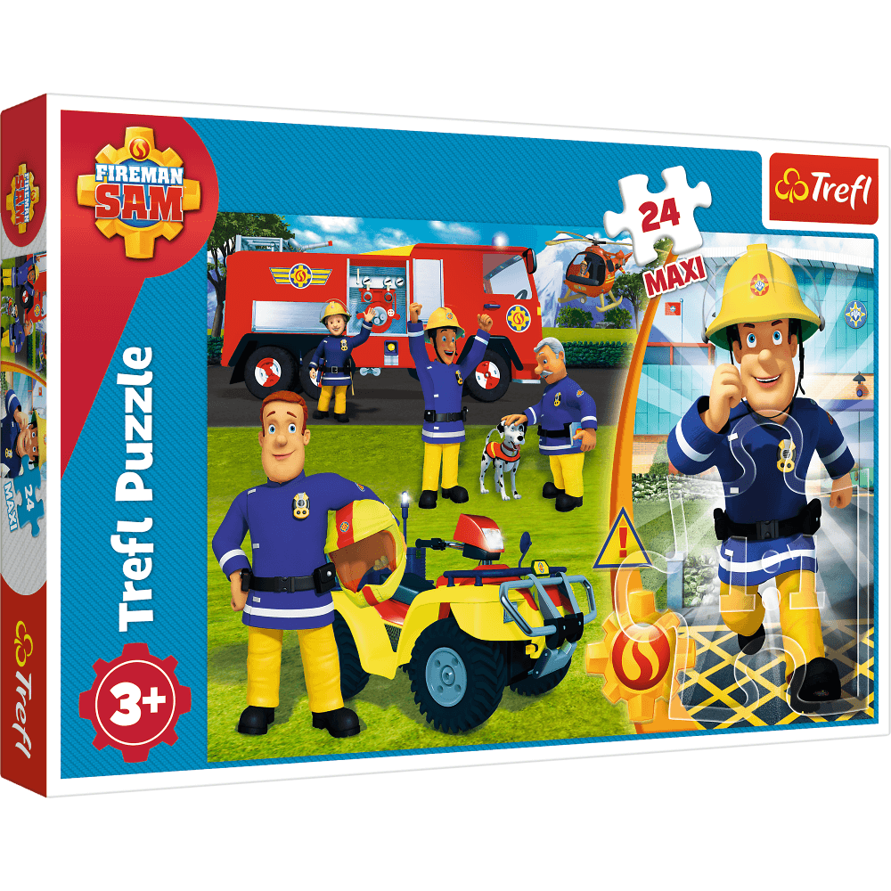 Puzzle 24 maxi Dzielny Strażak Sam Strażak Sam 14290