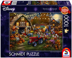 Puzzle 1000 PQ T. Kinkade Myszka Miki festiwal dyni Disney 113673