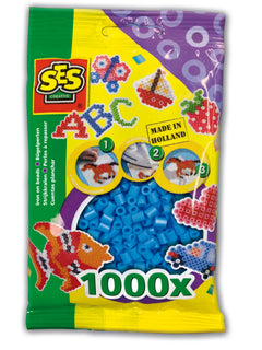 Koraliki do prasowanek niebieskie 1000 szt.