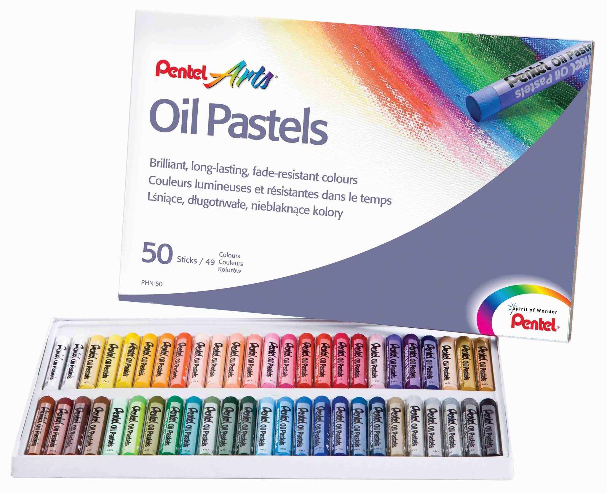 Pastele olejne 50 kolorów PHN-50