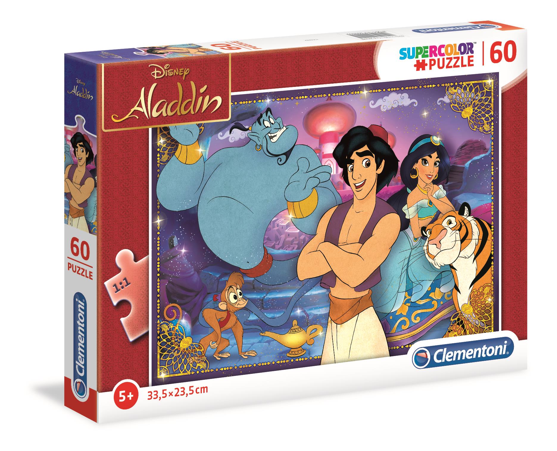 Puzzle 60 super kolor Aladyn 26053