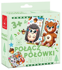 Gra Połącz Połówki Leśne Zwierzęta