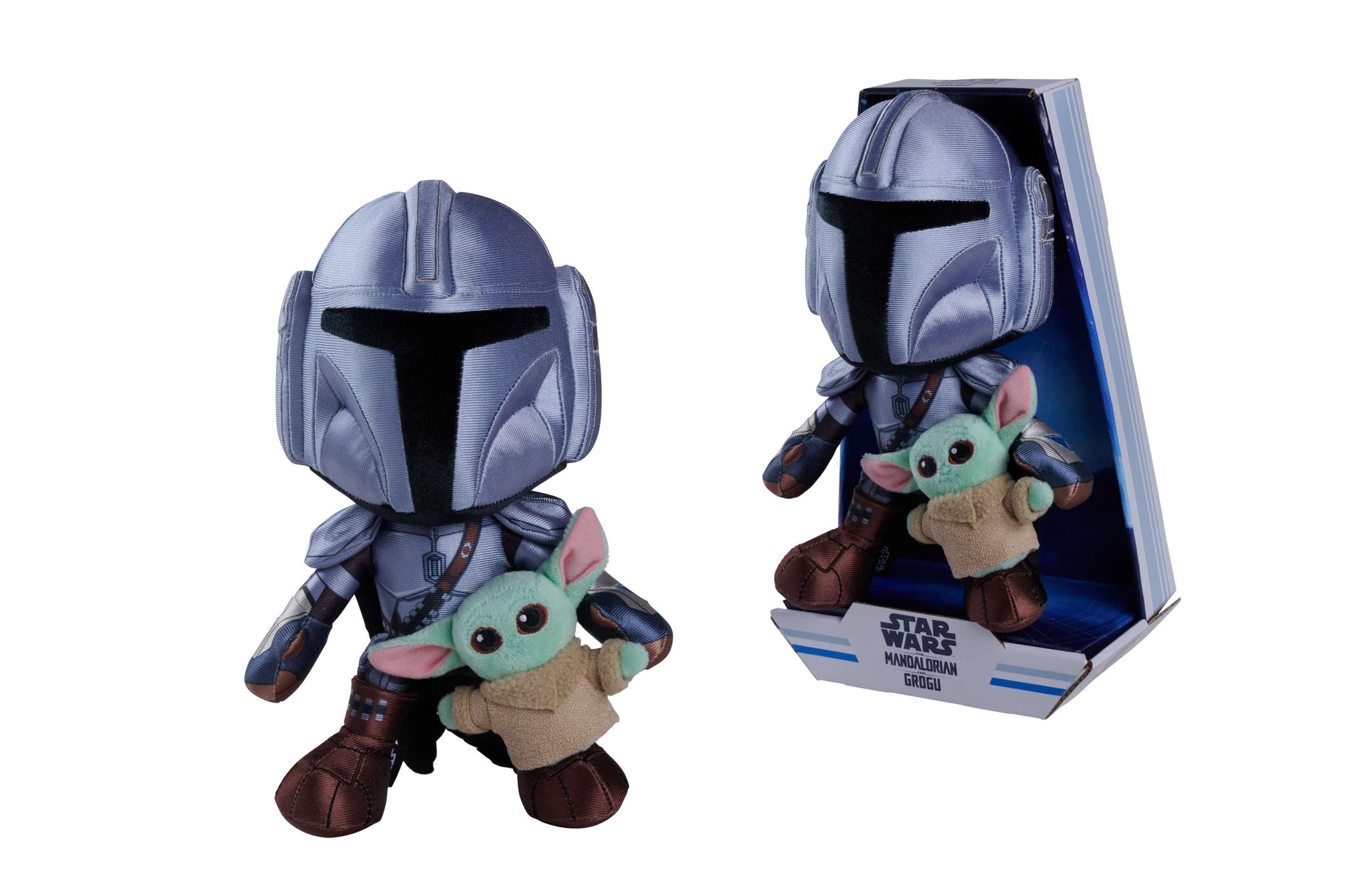 Maskotka Disney Mandalorian z mini Grogu 25cm