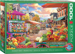 Puzzle 1000 Main Street Market Day 6000-5860