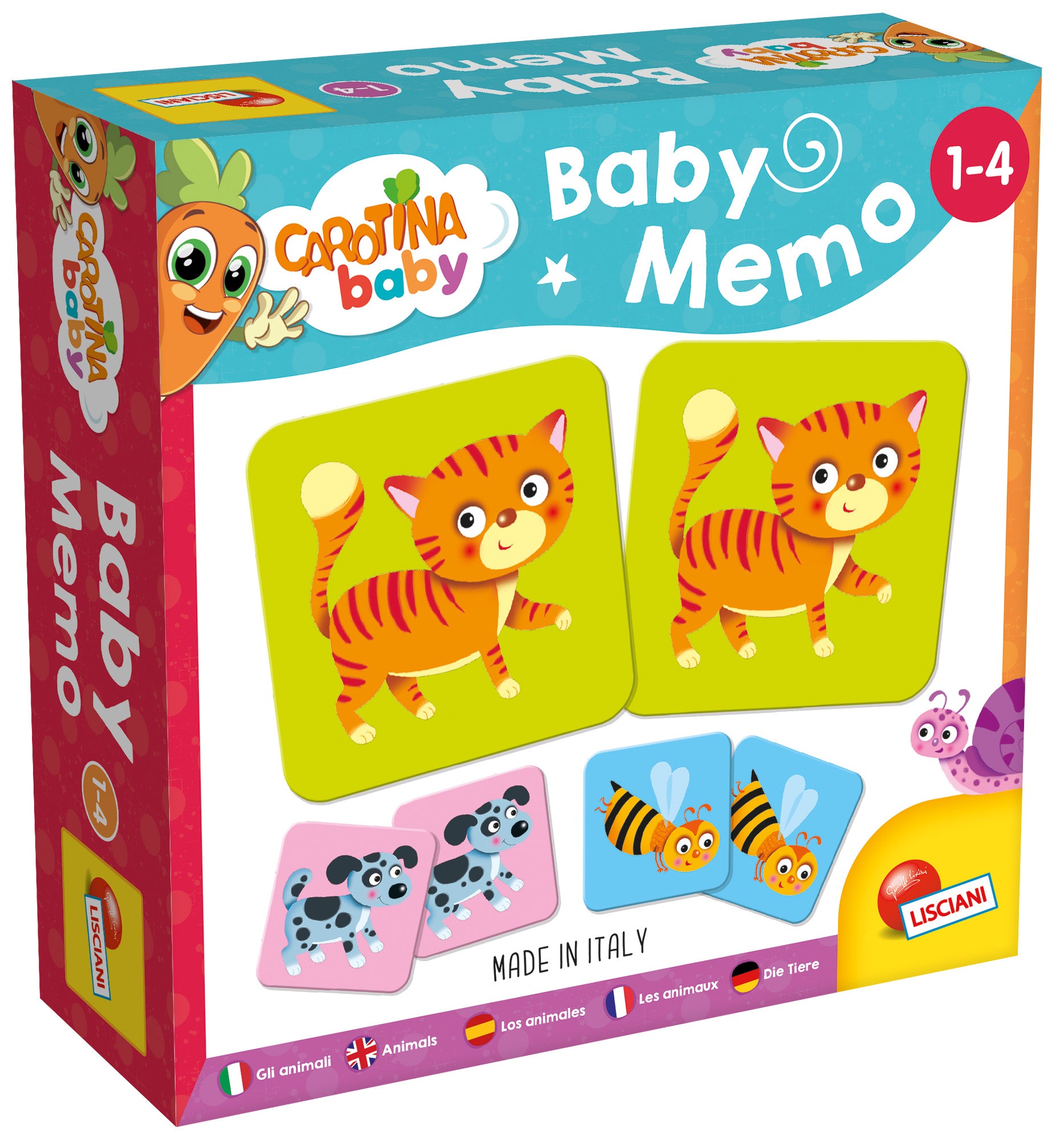 Liściani Carotina Baby Gra pamięciowa 304-80045