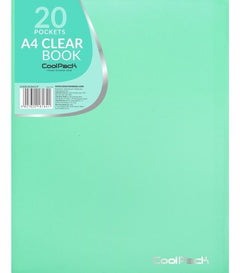 Teczka clear book A4 Coolpack Pastel 20 koszulek mięta