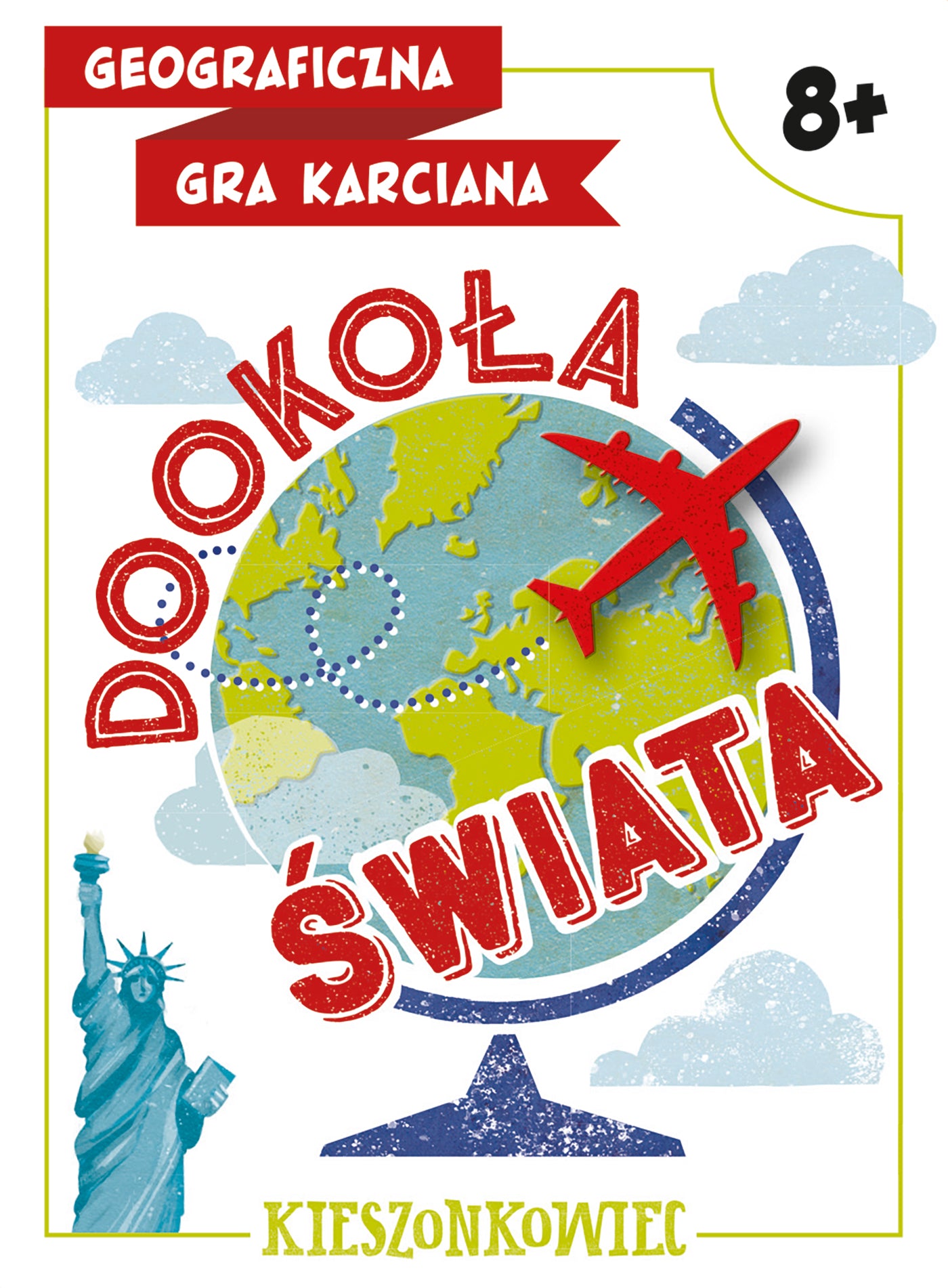 Gra kieszonkowiec Dookoła świata Geograficzna gra karciana