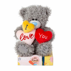 Maskotka Miś I Love You z sercami 18cm