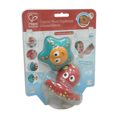 Dno oceanu tryskające zwierzaczki Hape E0213