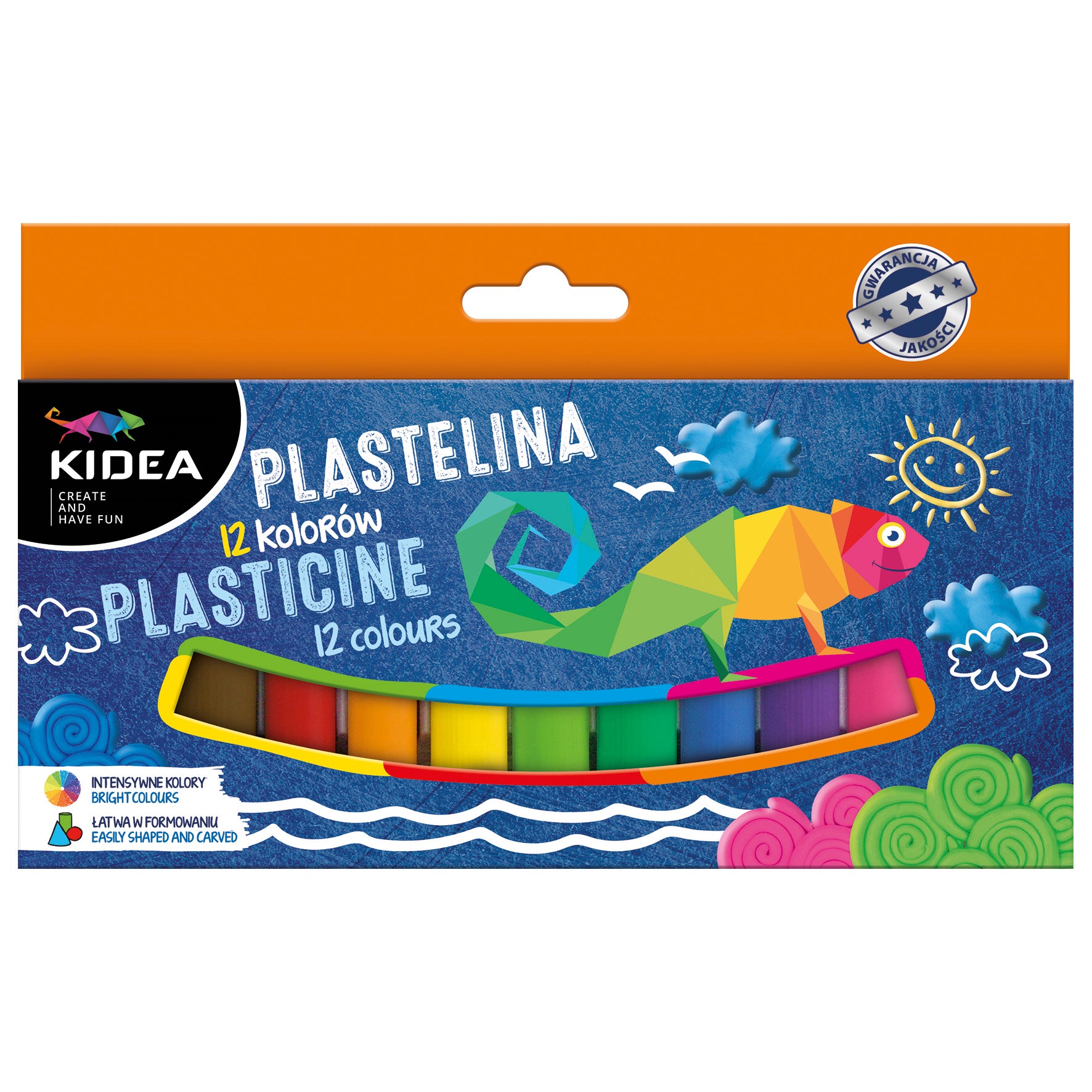 Plastelina Kidea 12 kolorów