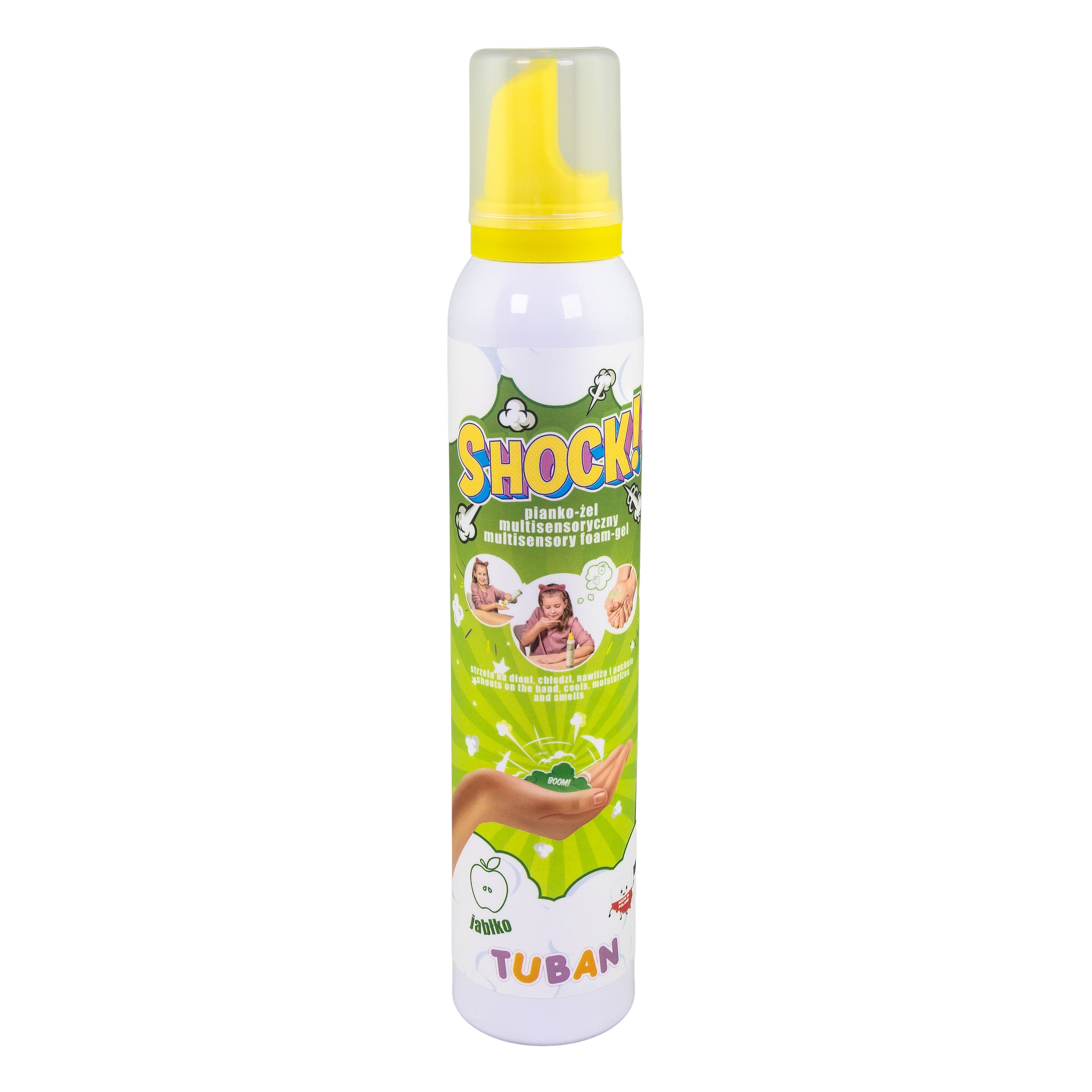 Multisensoryczny pianko-żel Shock! jabłko 200ml