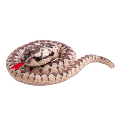 Maskotka ZOO Wąż zwinięty brązowy 50cm