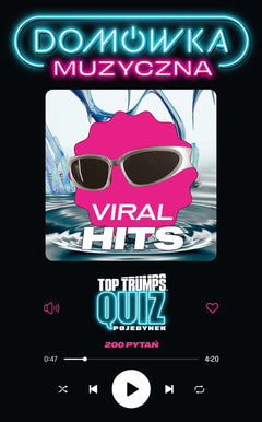 Gra QUIZ BOX Domówka Muzyczna Viral Hits 200 pytań