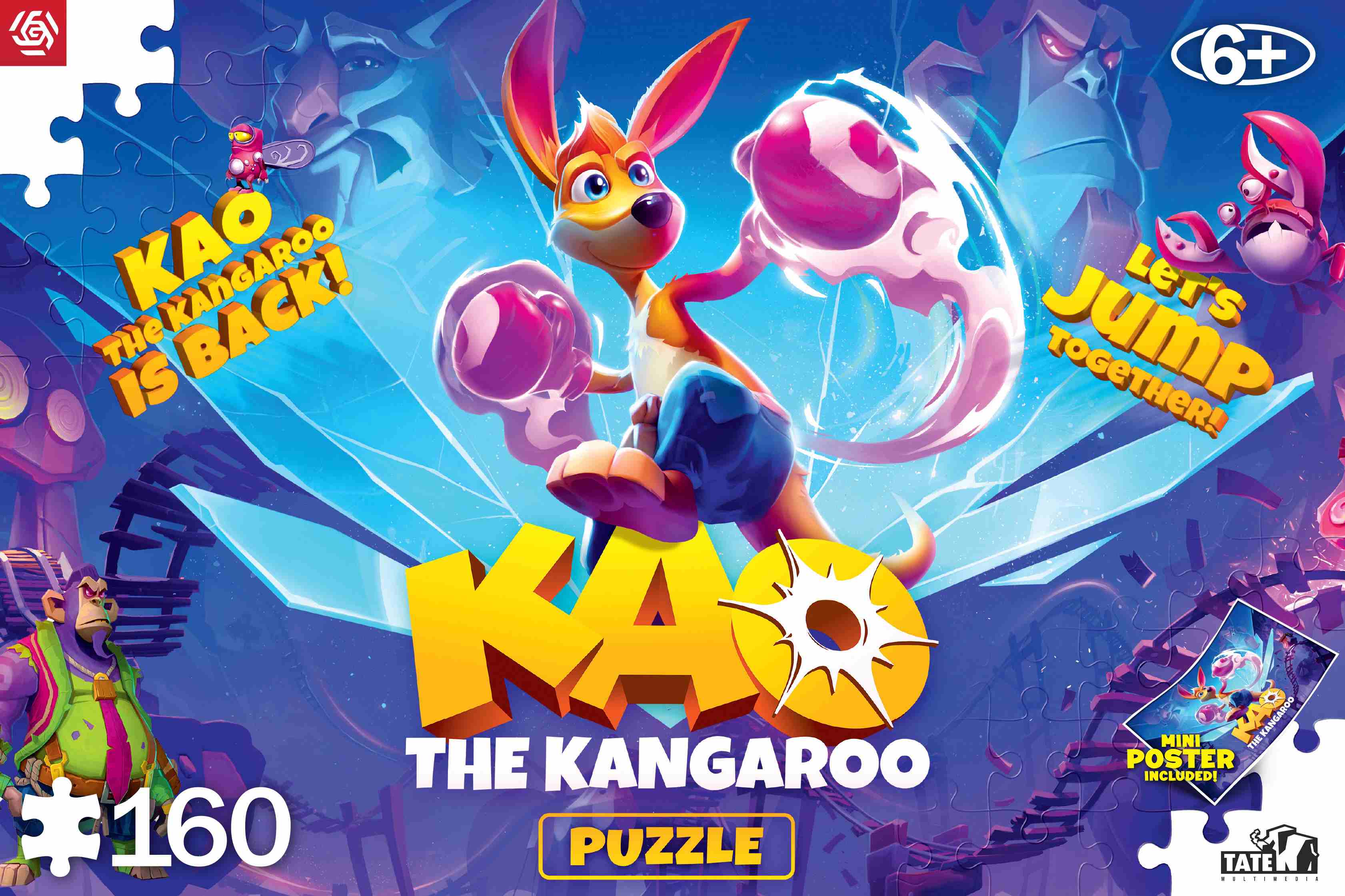 Puzzle 160  Kids Kao the Kangaroo Kao is back