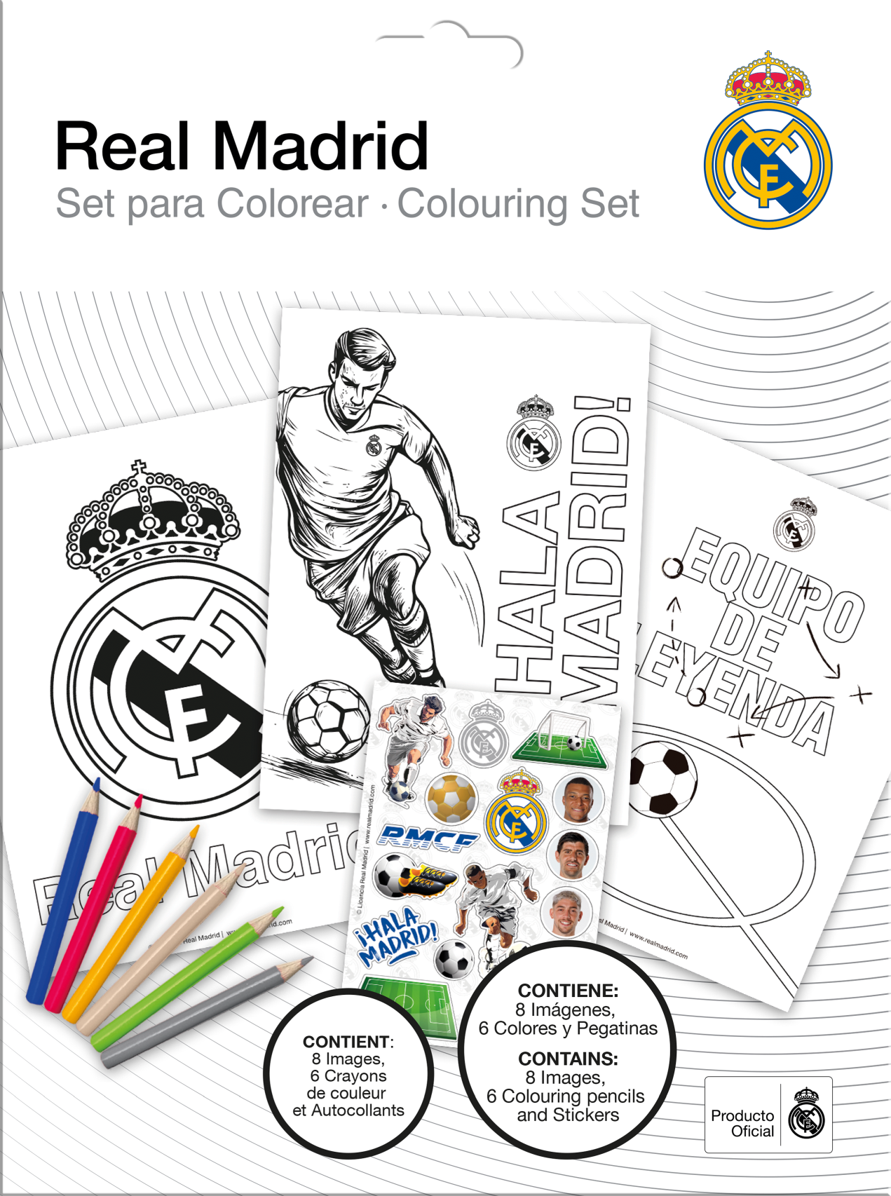 Zestaw do kolorowania Real Madrid RM00025