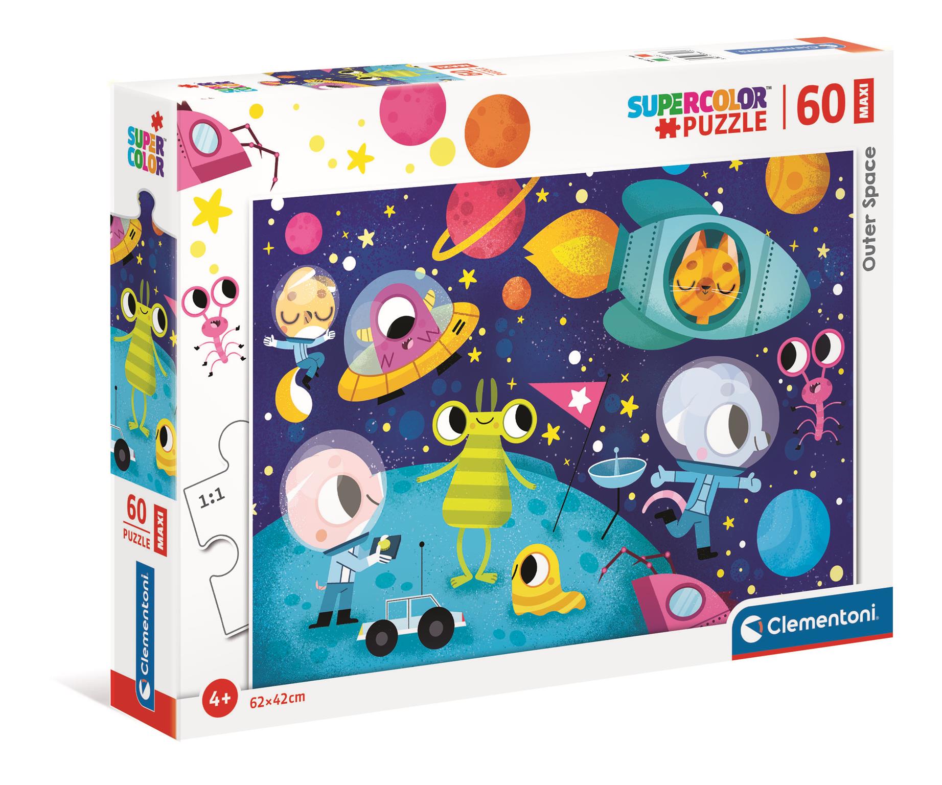 Puzzle 60 maxi super color Przestrzeń kosmiczna 26464