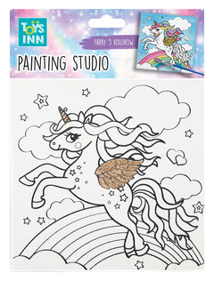 Canvas unicorn rainbow zestaw do malowania ToysInn