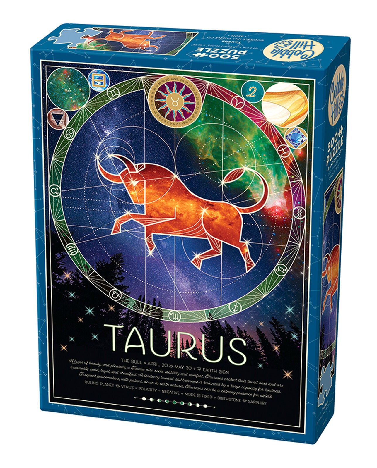 Puzzle 500 Znaki zodiaku Byk 112271