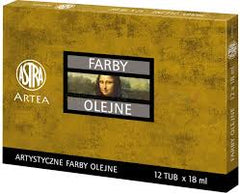 Farby olejne Astra 18ml - zestaw nr 2