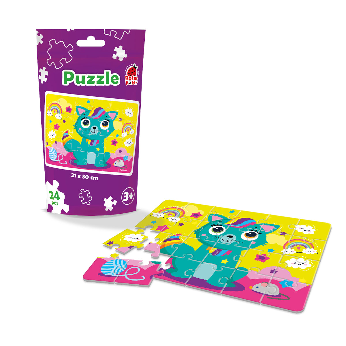 Puzzle 24 saszetka Kot RK1130-06